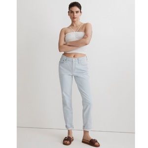 MADEWELL SLIM BOYJEAN IN PATCHEN WASH SIZE 29 MID RISE NWT